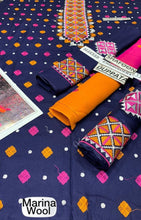 Load image into Gallery viewer, Iznik super hit Code Available on Fine Quality Marina with Emb Shafoon Dopatta