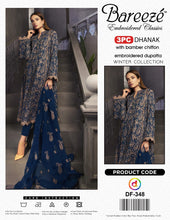 Load image into Gallery viewer, ❄️ WINTER COLLECTION ❄️ 💥Brand Name: BAREEZE (VOL 2021) 💥Category DHANAK 3PC