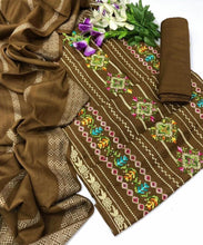 Load image into Gallery viewer, ✅AlhamdulillahNew collection ❤️❤️👆👆Stuff Sussi,, Cross Stitch ✅work shirt,,, Trouser,, Shawl ,,,