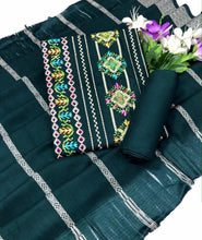 Load image into Gallery viewer, ✅AlhamdulillahNew collection ❤️❤️👆👆Stuff Sussi,, Cross Stitch ✅work shirt,,, Trouser,, Shawl ,,,