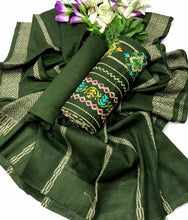 Load image into Gallery viewer, ✅AlhamdulillahNew collection ❤️❤️👆👆Stuff Sussi,, Cross Stitch ✅work shirt,,, Trouser,, Shawl ,,,