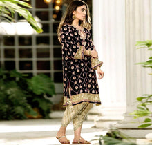 Load image into Gallery viewer, ❄️ WINTER COLLECTION ❄️✅Sleeves Embroidery ✅Jamawar Trouser ✅Same As Original