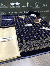 Load image into Gallery viewer, ❄️ WINTER COLLECTION ❄️✅Sleeves Embroidery ✅Jamawar Trouser ✅Same As Original