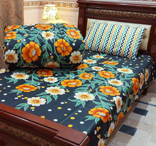 Load image into Gallery viewer, 🌹👉 3 pcs 💯 BED SHEET 💯 1 PILLOW 💯 PURE VICKI RAZAI SET